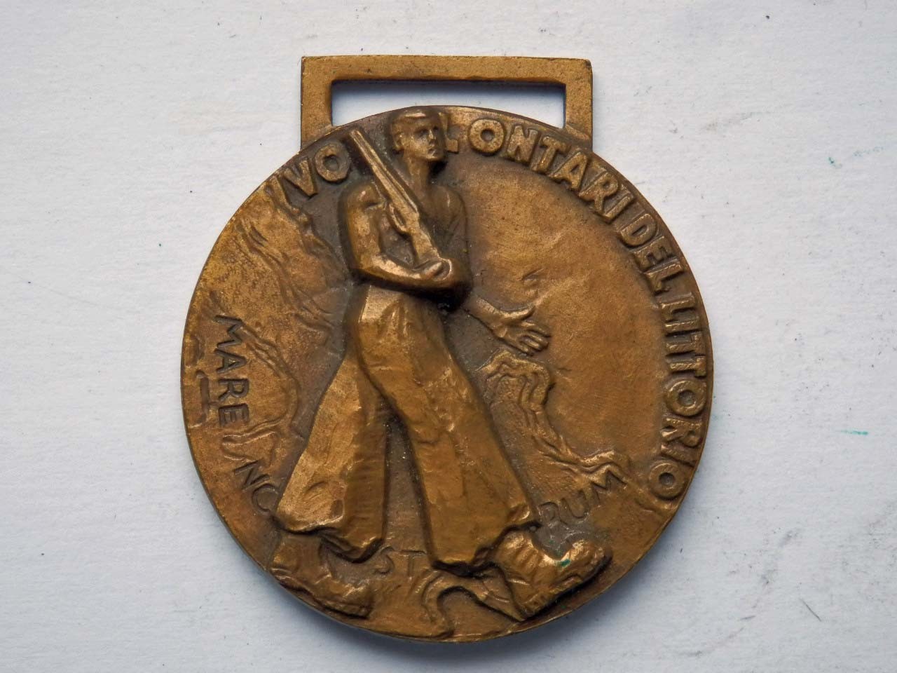 PADOVA VOLUNTEERS OF THE LITTORIO 1940 old medal futurist futurism