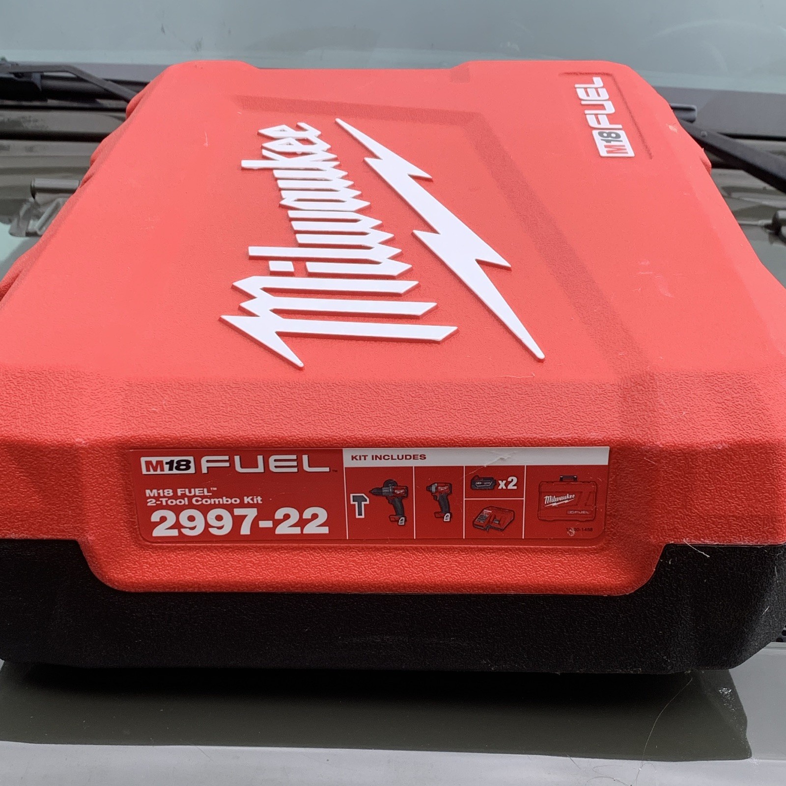 Milwaukee M18 FUEL 2997-22 2-Tool Combo Kit, 18V Li-Ion, 2 Batteries, Case ONLY