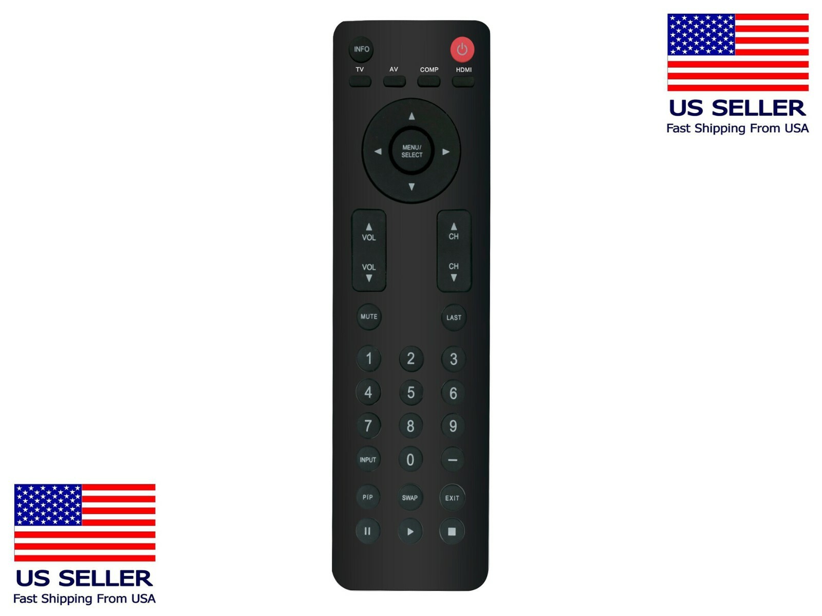 New BESIA VR4 Remote Control fit for Vizio VA26LHDTV10T VECO320L1A VXW20LHDTV10A