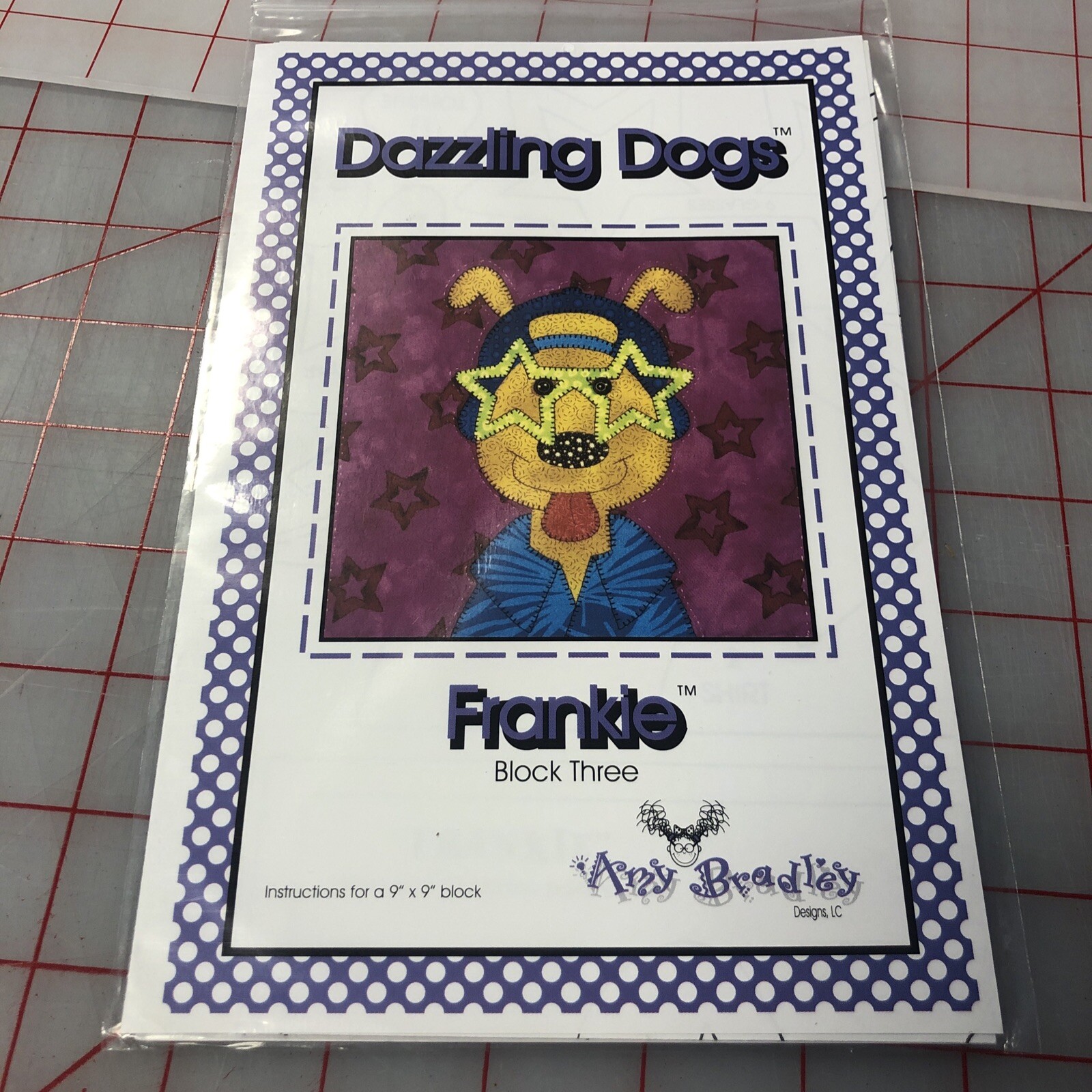 Dazzling Dogs Frankie Quilt Pattern By Amy Bradley New