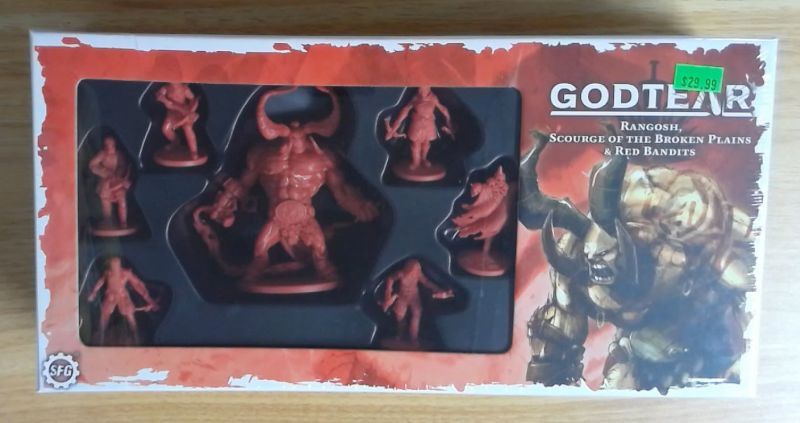 1x  GodTear: Rangosh, Scourge of the Broken Plains & Red Bandits: SFGT-006 Brand