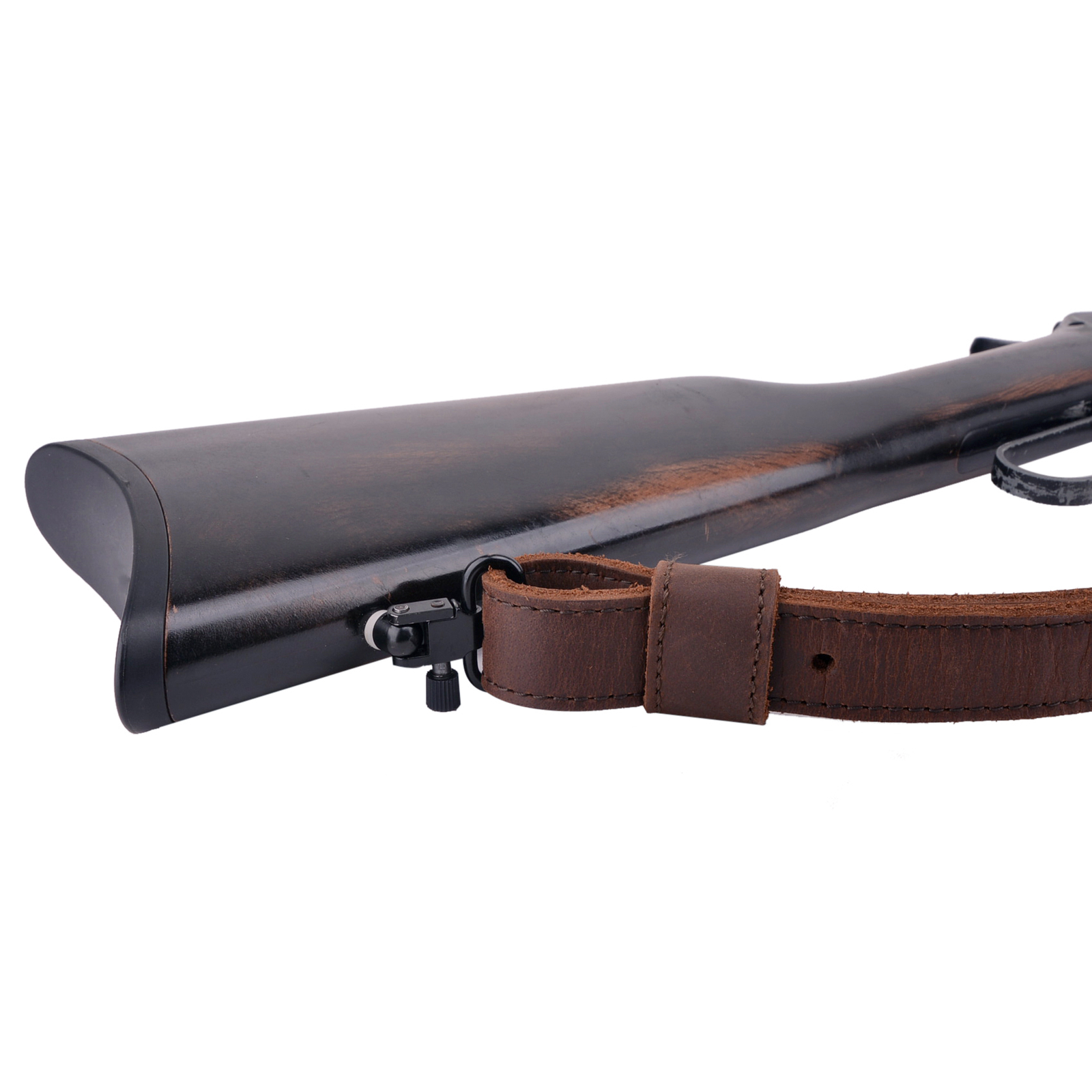 Leather Canvas Rifle Sling Shotgun Shell Slots Straps For .30/30 .308 12GA .22LR