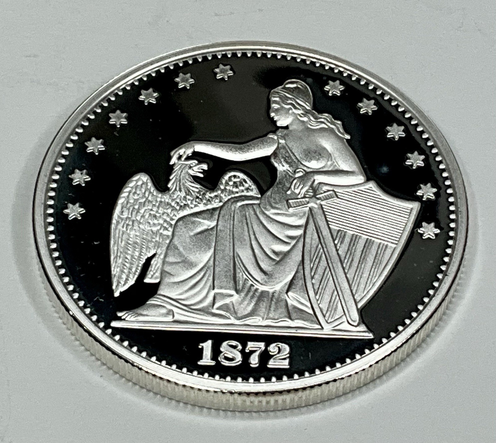 (2014)-1872 Amazonian Proof, Minted by Grove Mint