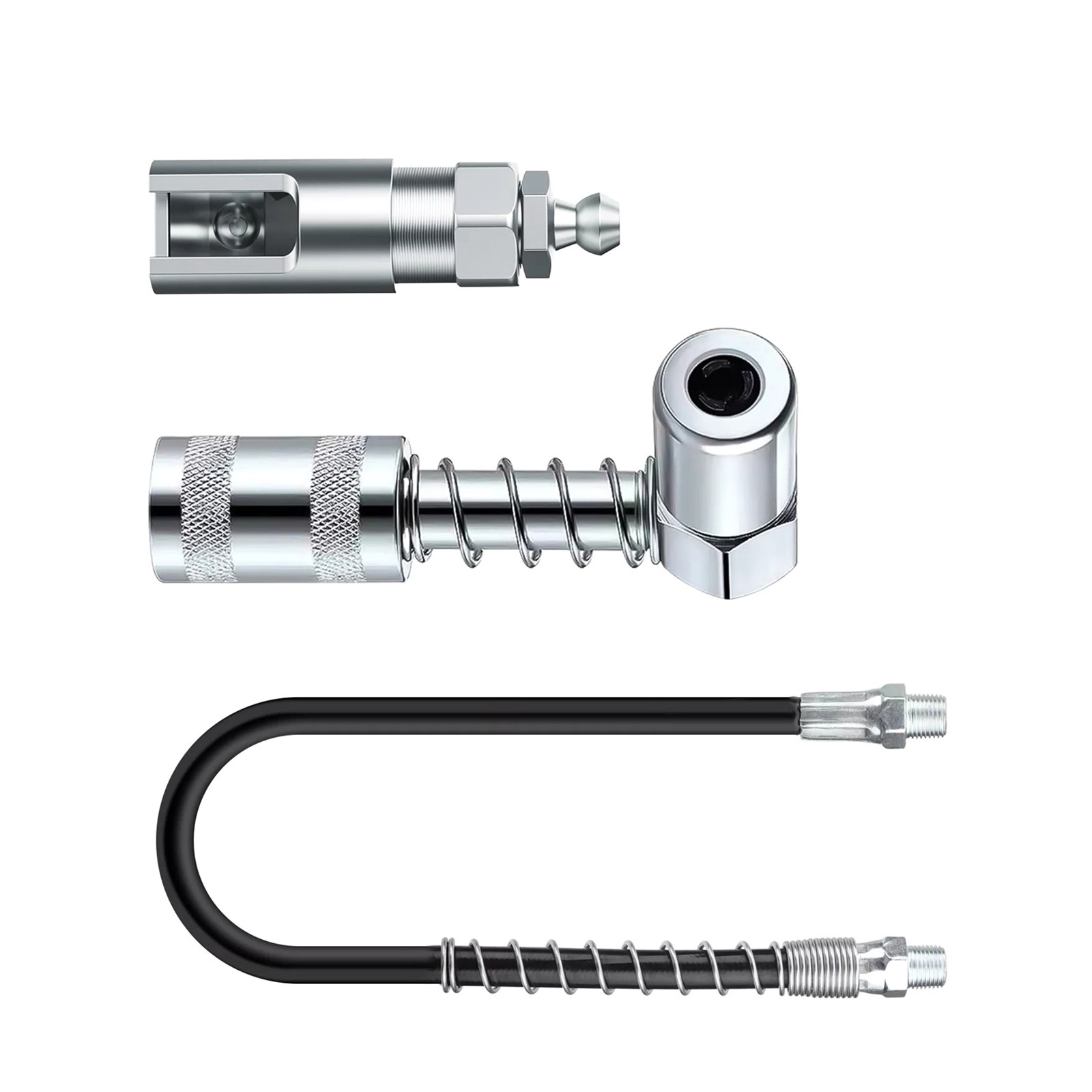1 Set Grease Nozzle Adapter Grease Gun-Accessory 90 Degree Coupler Adapter Tool