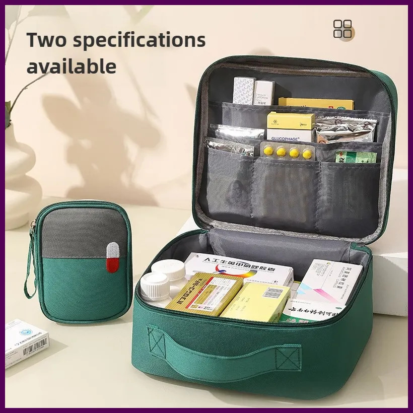 Large Medicine Bag Travel First Aid Kit Medicine Bag Portable Storage Bag