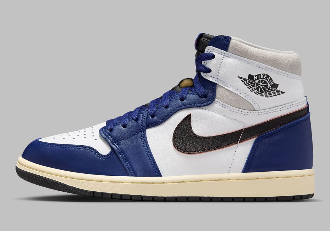 Nike Air Jordan 1 High OG Rare Air Royal Blue Grey White DZ5485-100 Men's