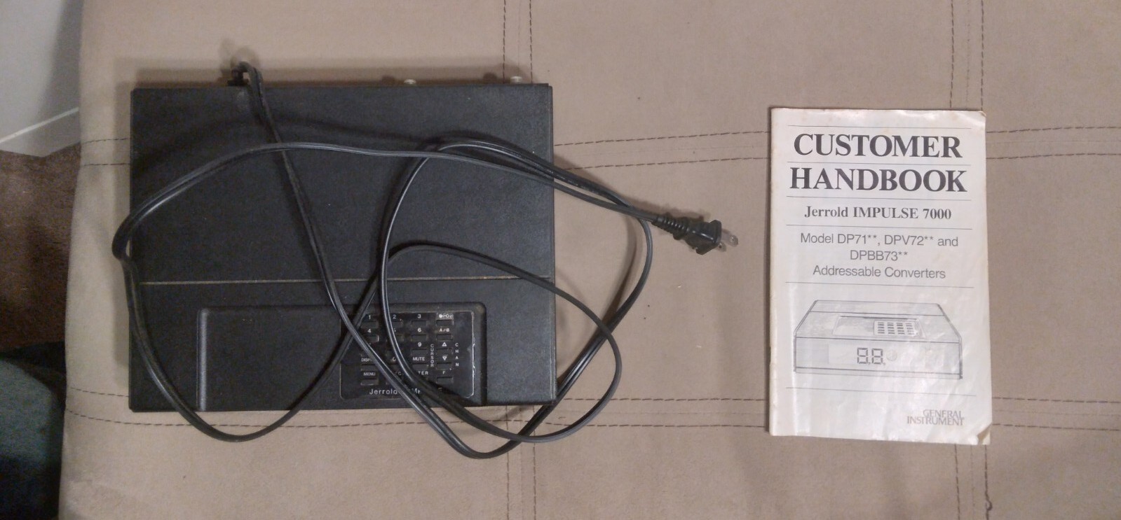 Jerrold Impulse Vintage Cable Box