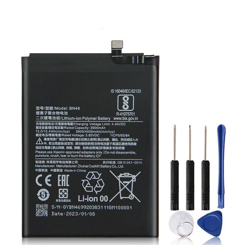 New For Xiaomi Redmi Note 8 Internal Battery BN46 4000 mAh Replacement Tools USA