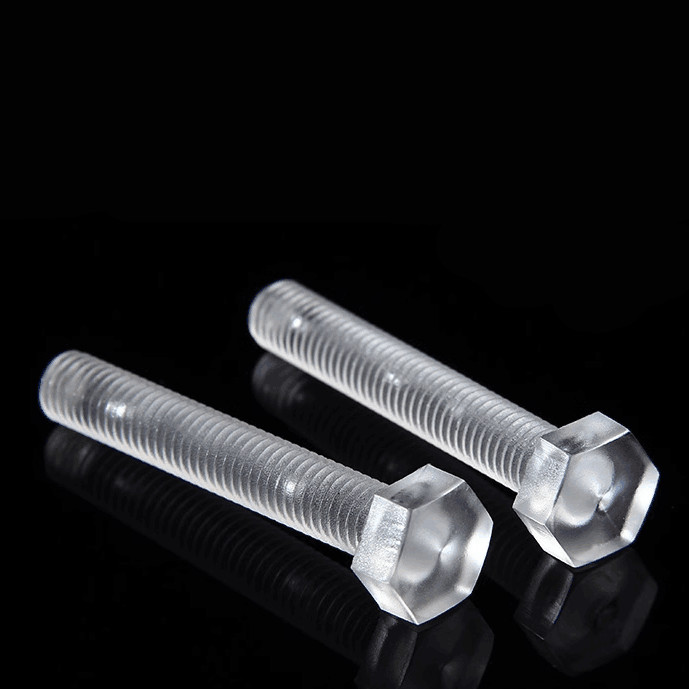 M6 hex screws bolts transparent screw PC bolt Acrylic hexagon thread nails