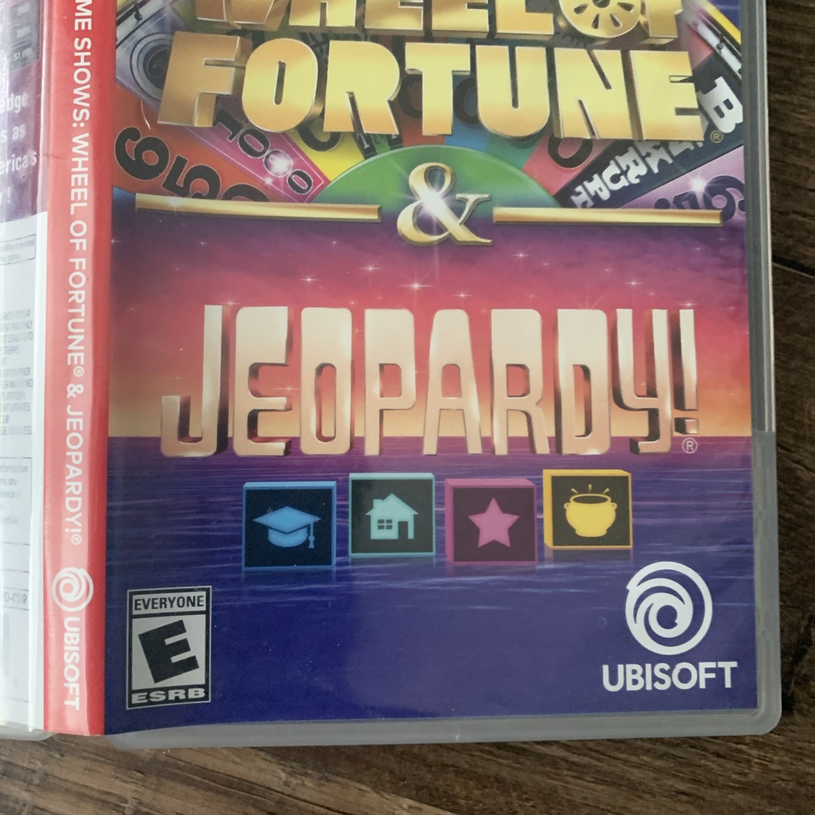 Empty Replacement Case ONLY! Wheel Of Fortune & Jeopardy Nintendo Switch