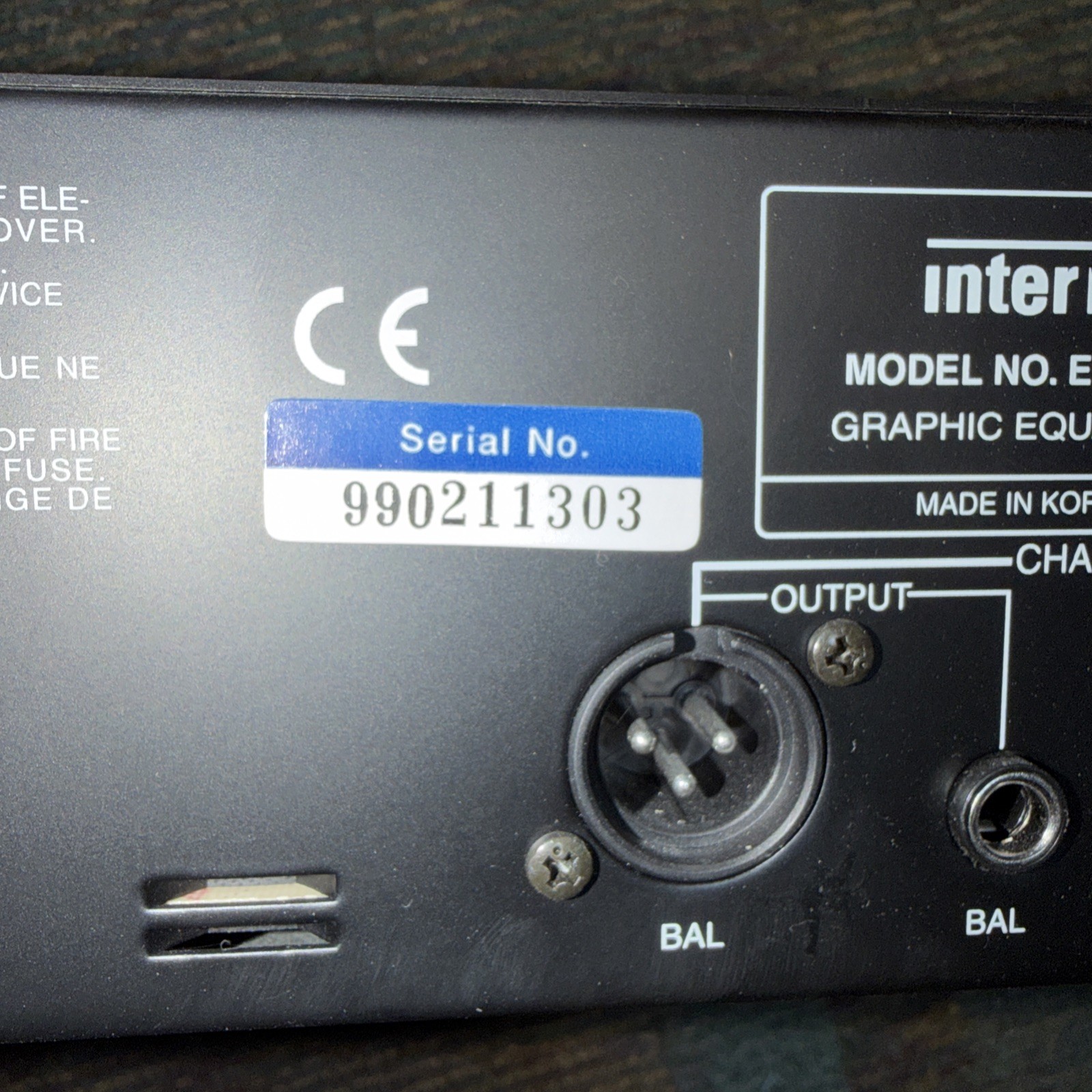 InterM EQ 9231 Graphic Equalizer