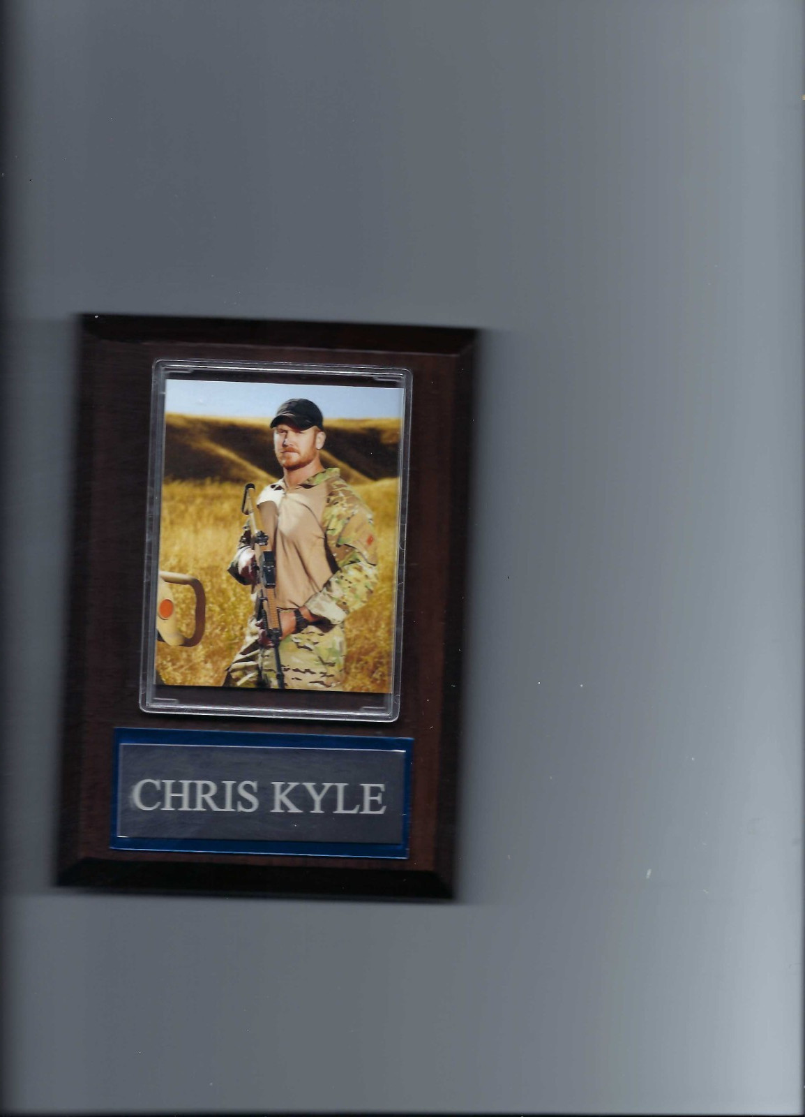 CHRIS KYLE PLAQUE US NAVY SEAL AMERICAN SNIPER USA MILITARY