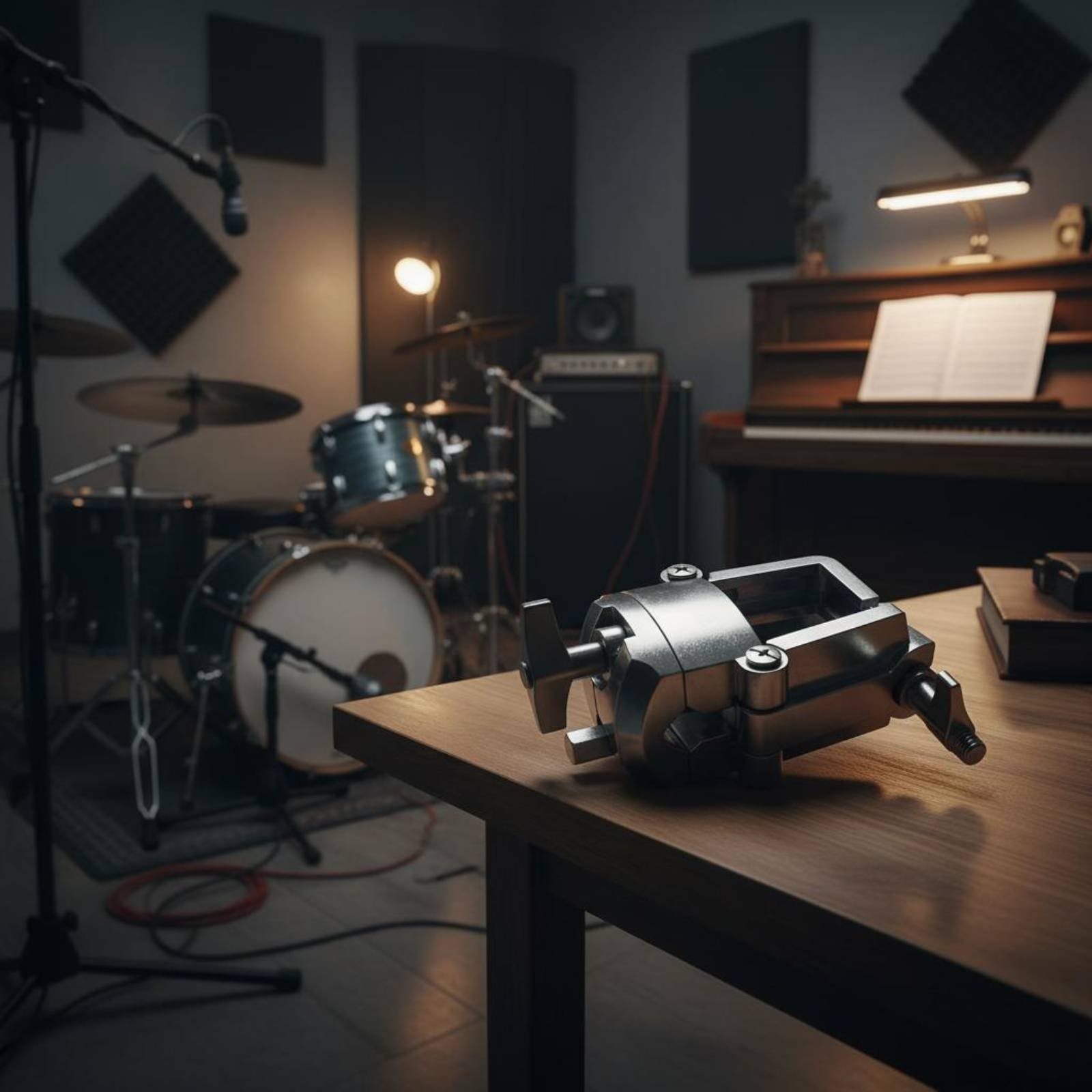 Multi-Function Drum Clamp Adjustable Drum Rack Clamp Long-Lasting Metal