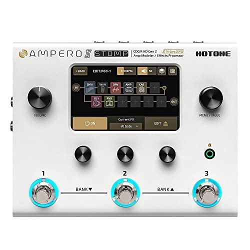 HOTONE Guitar Multi Effects Processor Multi Effects Pedal Touch Screen MP-300