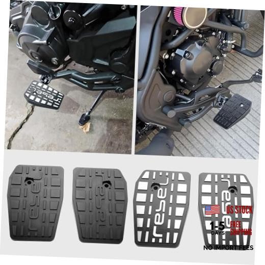 Motorcycle Footpeg Aluminum Front Rider Floorboards Foot Pegs Footboard Silver