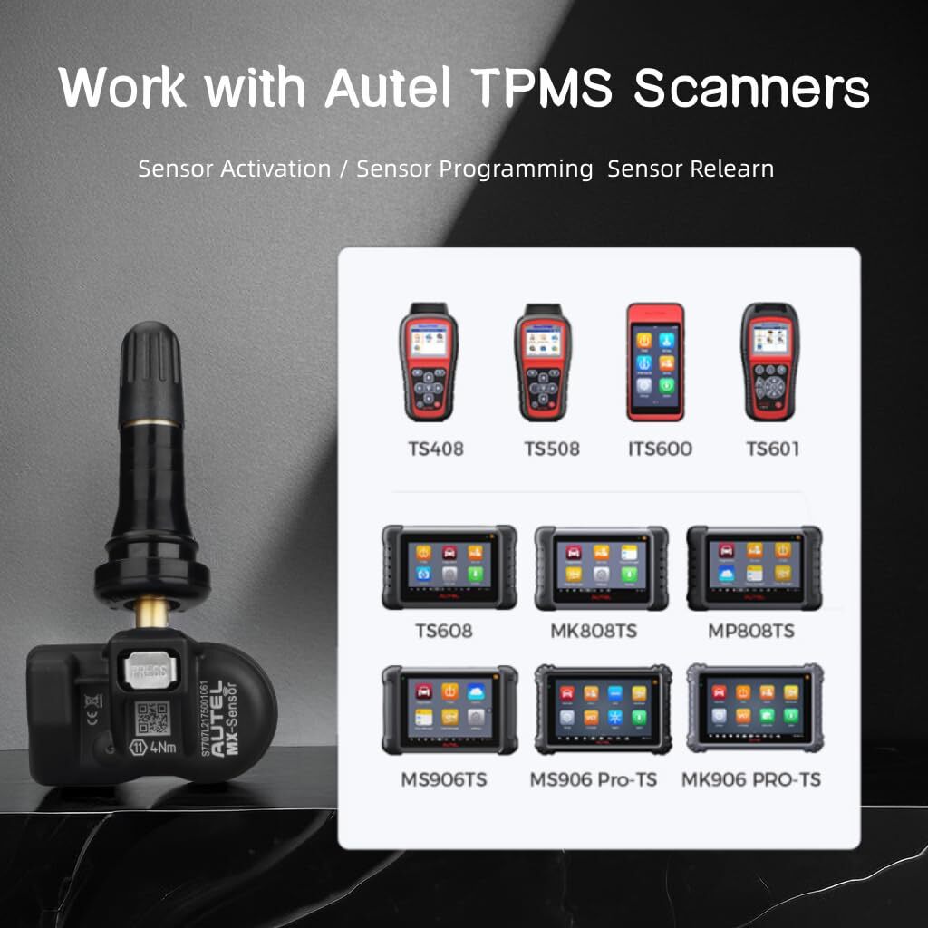 12PC Autel MX-Sensor 315&433MHz Programmable TPMS Universal Tire pressure Sensor