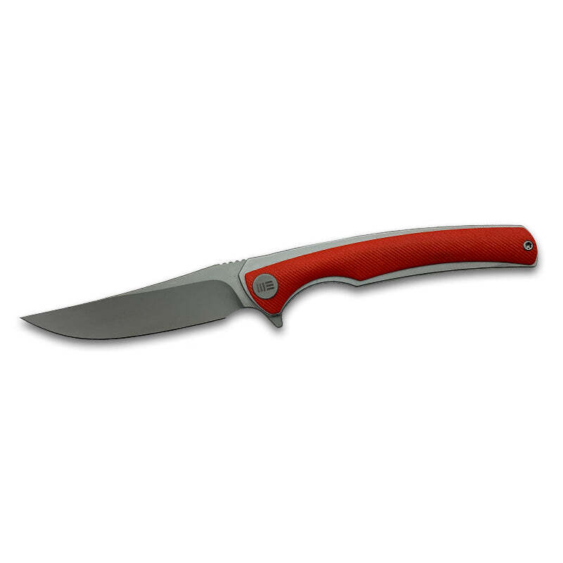 WE Knife Co 704X 3.5" EDC Folding Pocket Knife D2 Steel G10 Scales Hollow Grind
