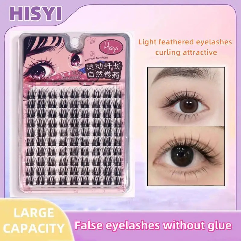 Five Optional Natural Double Tips Sunflower False Eyelashes Beginner Natur
