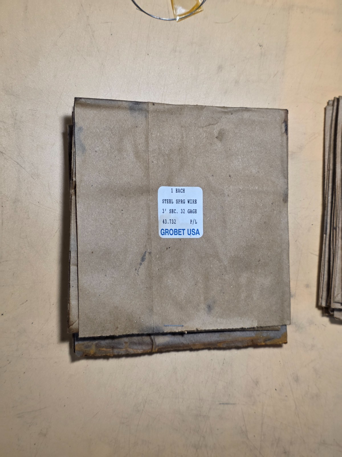 Grobet USA 43.732 Steel Spring Wire 3' Sec 32 Gage
