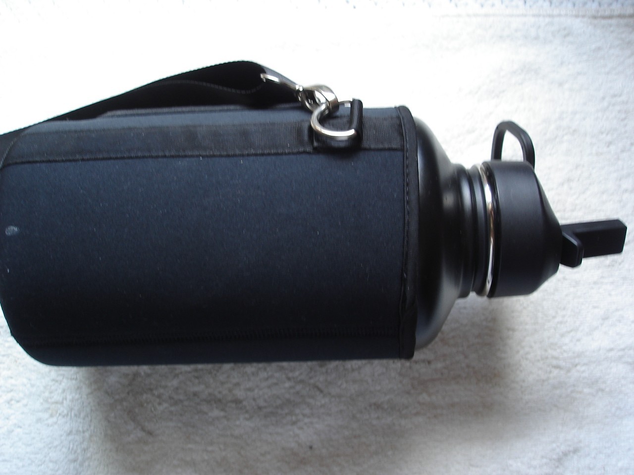 Insulated Water Bottle Paracord Straw Spout Wide Mouth Steel 64oz