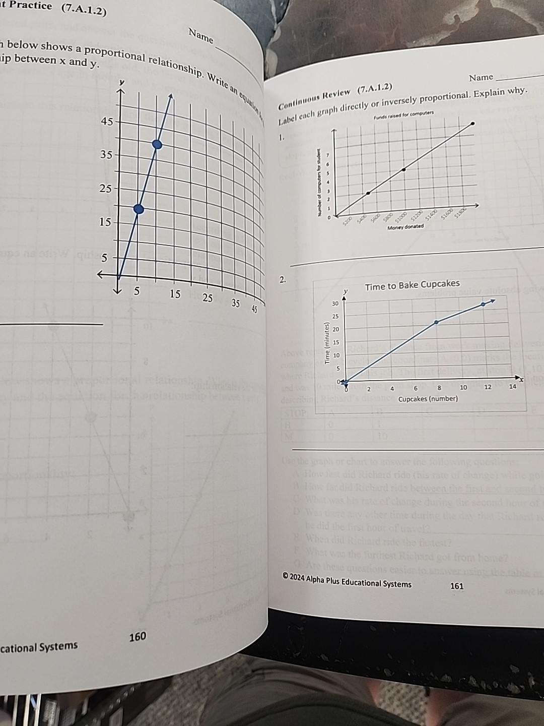Alpha Plus Math 7 Student Book success with Oklahoma Academic Standards (OAS)