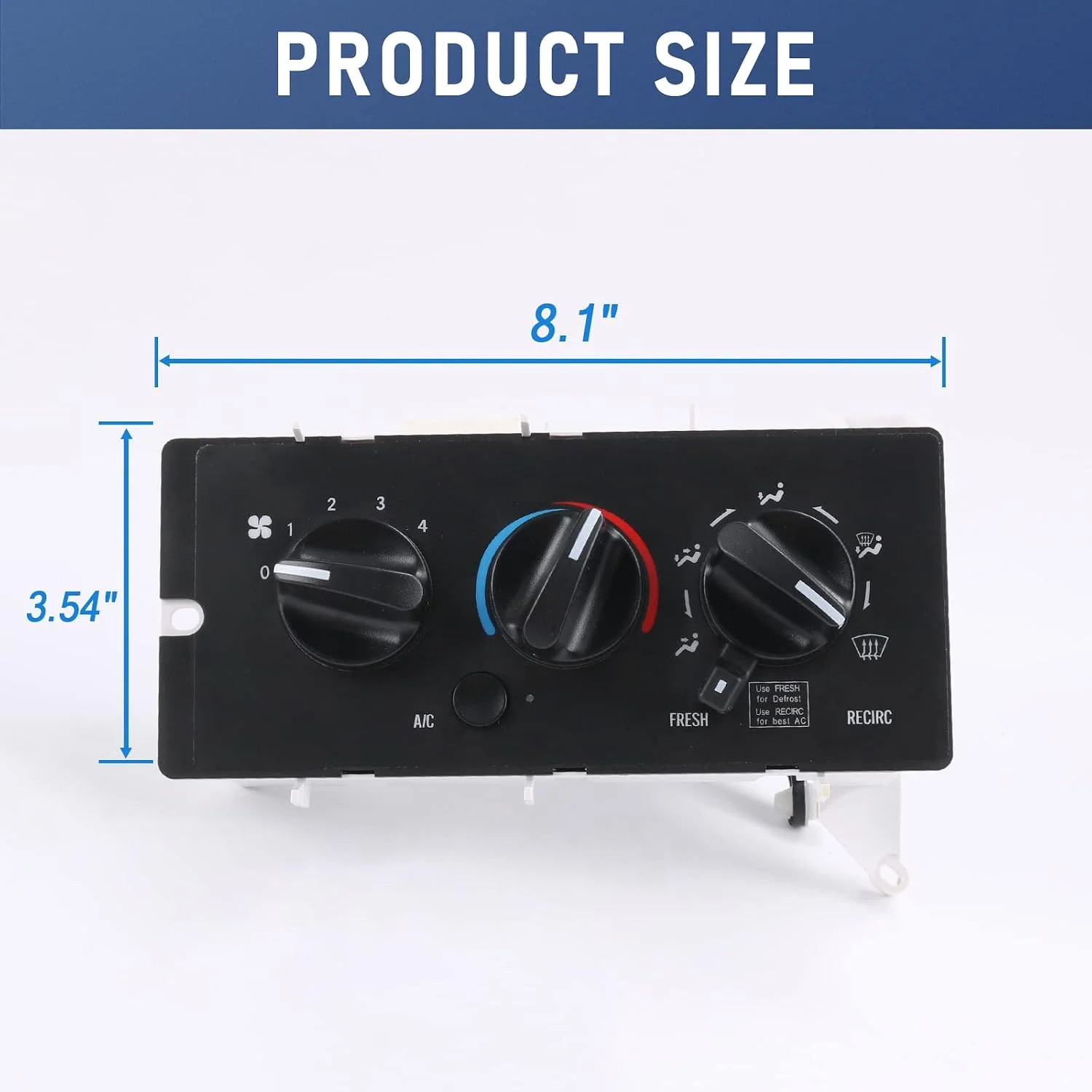 A/C Control Panel Climate Control Module Compatible with Mack Ch613 cv713 2001-2