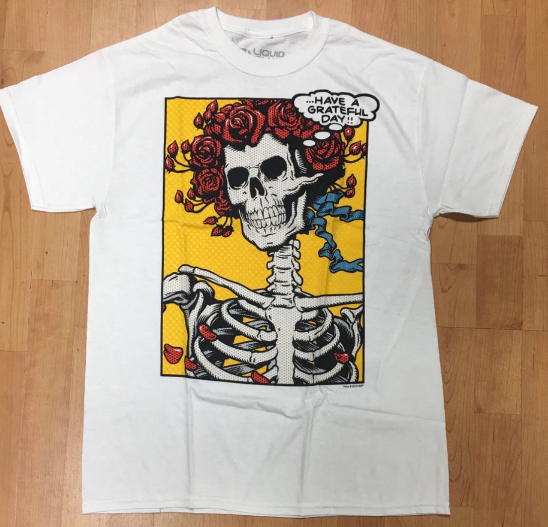 Unisex Grateful Dead Tee By Liquid Blue. NWT. Large B3
