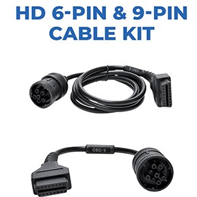Heavy Duty Cable Kit 6 Pin & 9 Pin TOP-HDCABKIT
