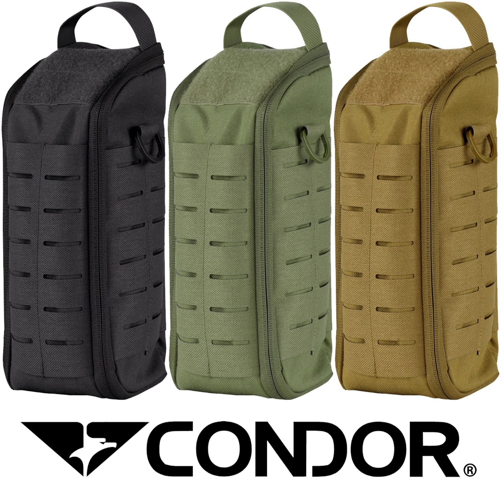 Condor 191215 Tactical Laser Cut MOLLE Modular Utility Tool Padded Field Pouch
