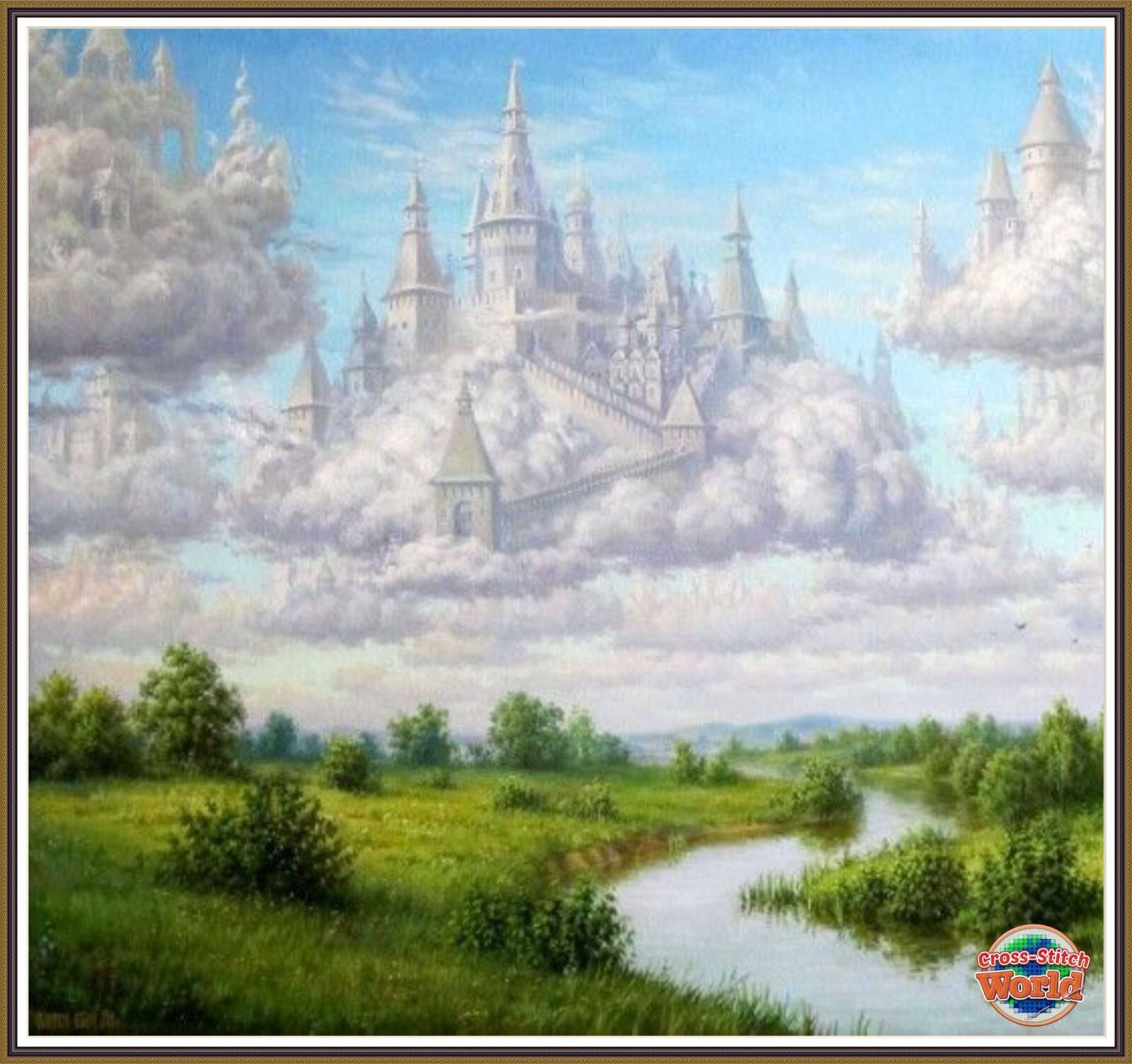 Heavenly City 192s - Chart Counted Cross Stitch Pattern Xstitch