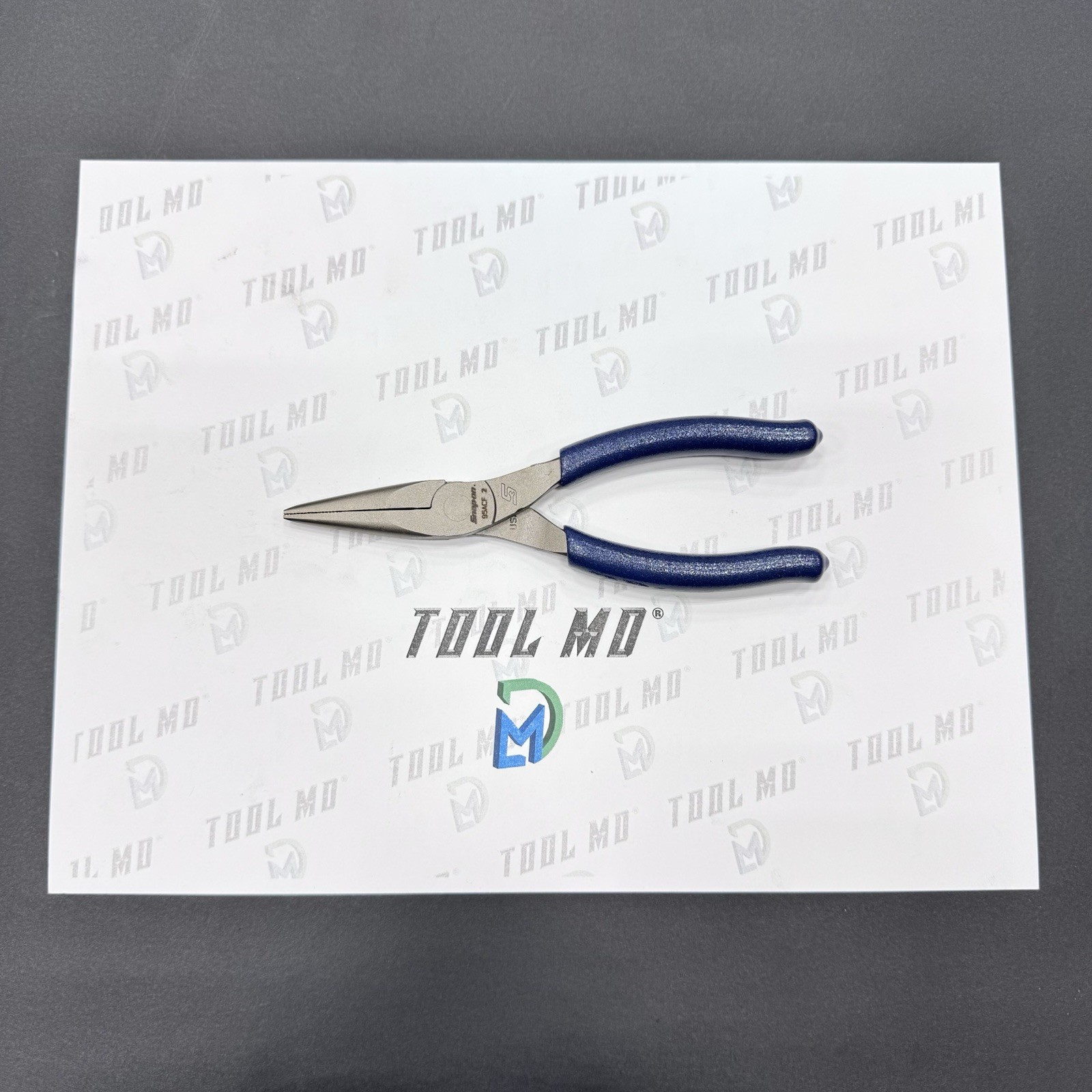 Snap-on Tools USA NEW POWER BLUE 6" Talon Grip Needle Nose Pliers 95ACFMB