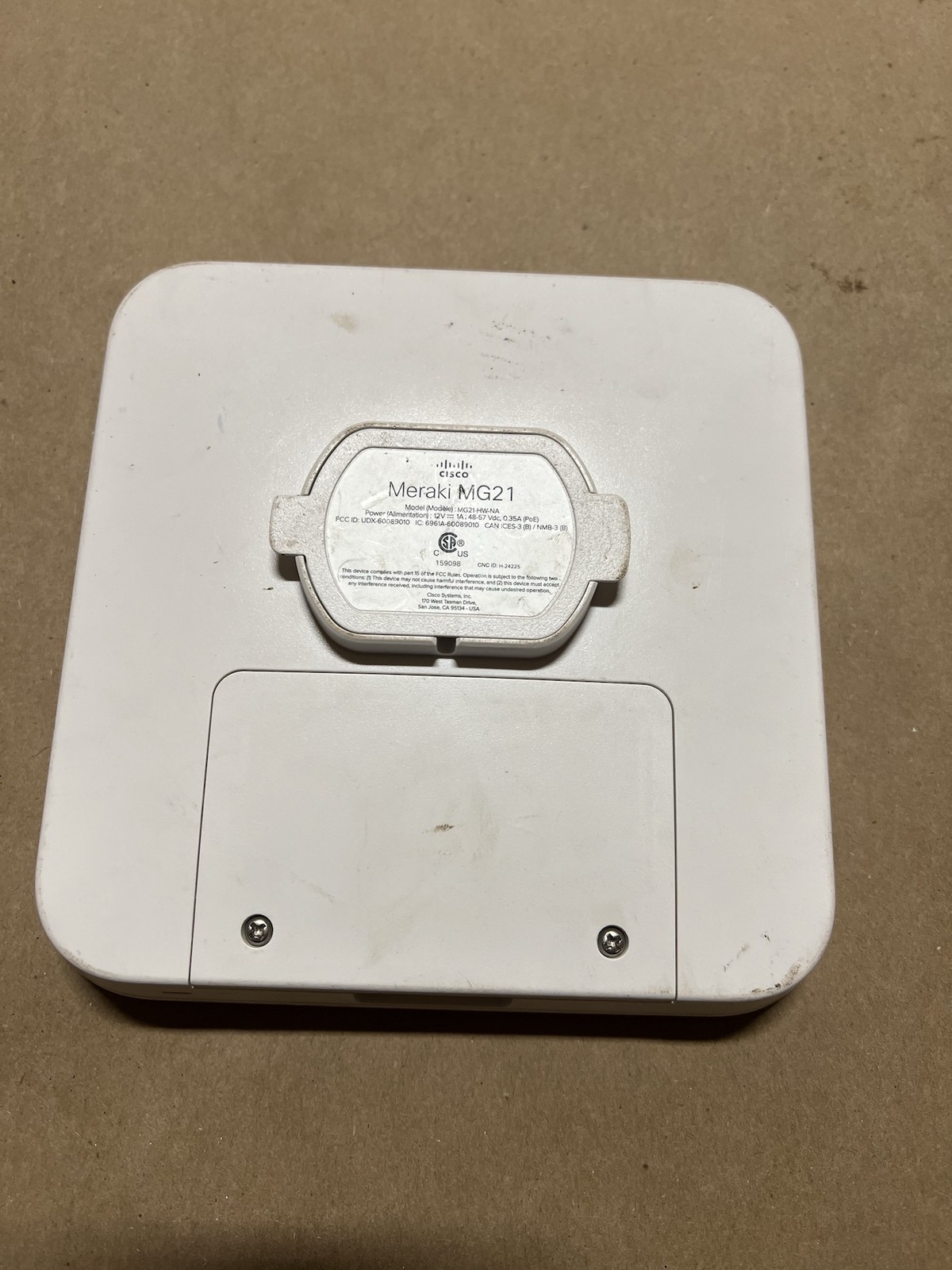 Untested Cisco Meraki MG21 Wireless Cellular Modem