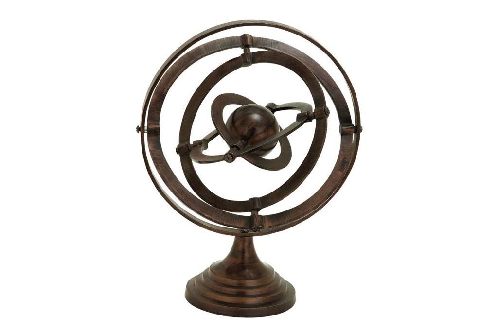 Copper Finish Metal Armillary Sphere Metal Armillary Globe Astro Globe 15"