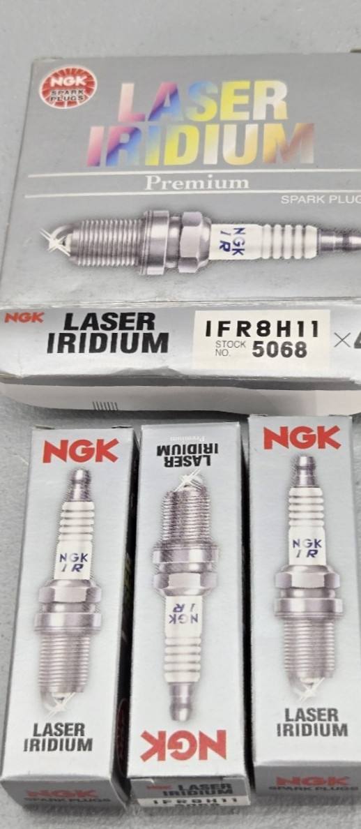 NGK 5068 IFR8H-11 Laser Iridium Spark Plugs Set of 3