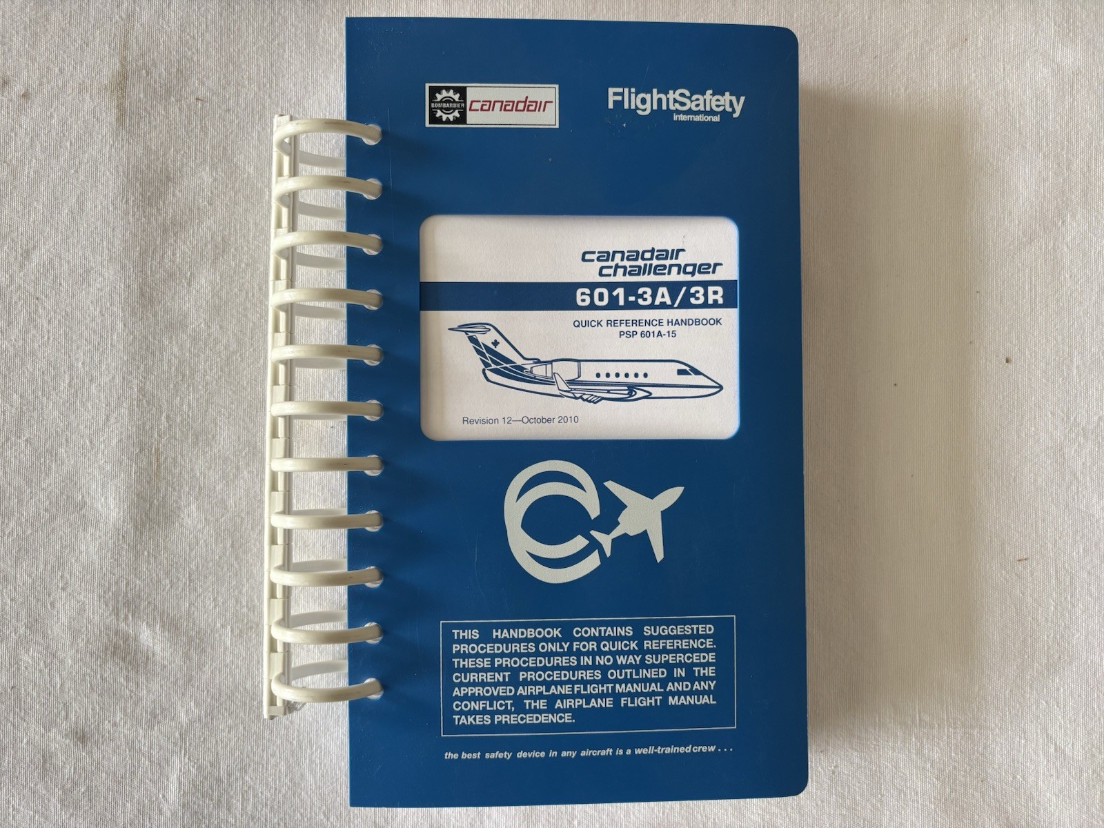 Flight Safety Quick Reference Handbook Canadair Challenger 601-3A/3R PSP 601A-15