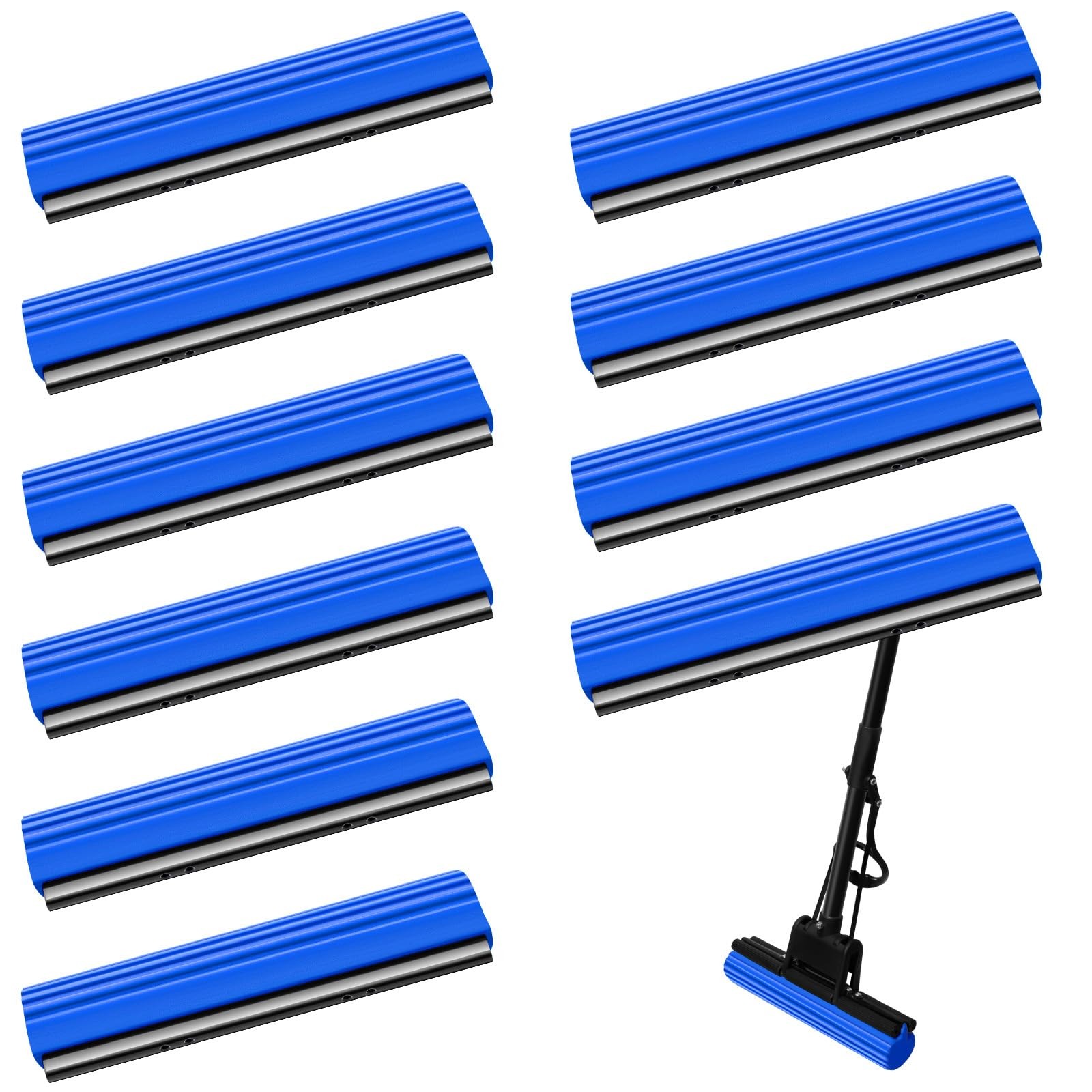 10 Pcs Roller Mop Refill Bulk Absorbent PVA Sponge Mop Head for Home Bathroom...