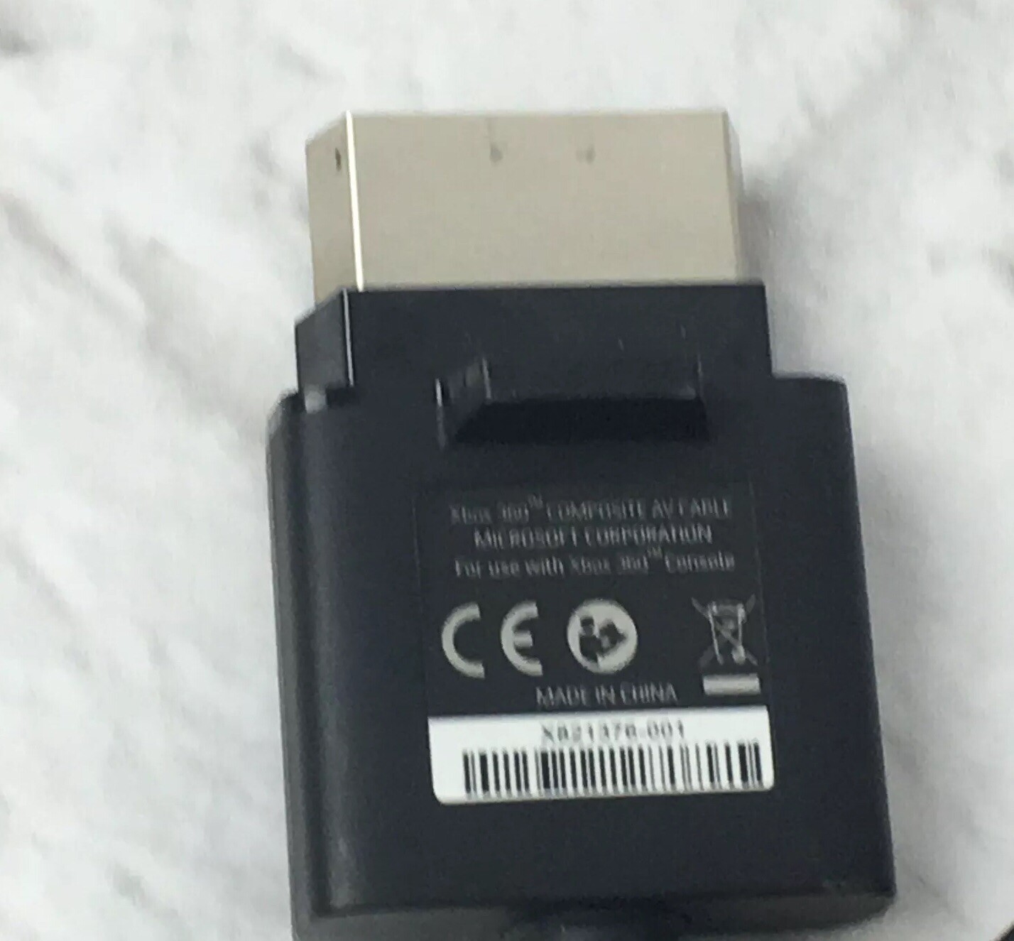Microsoft Xbox 360 Console Composite AV Cable Only X821376-001
