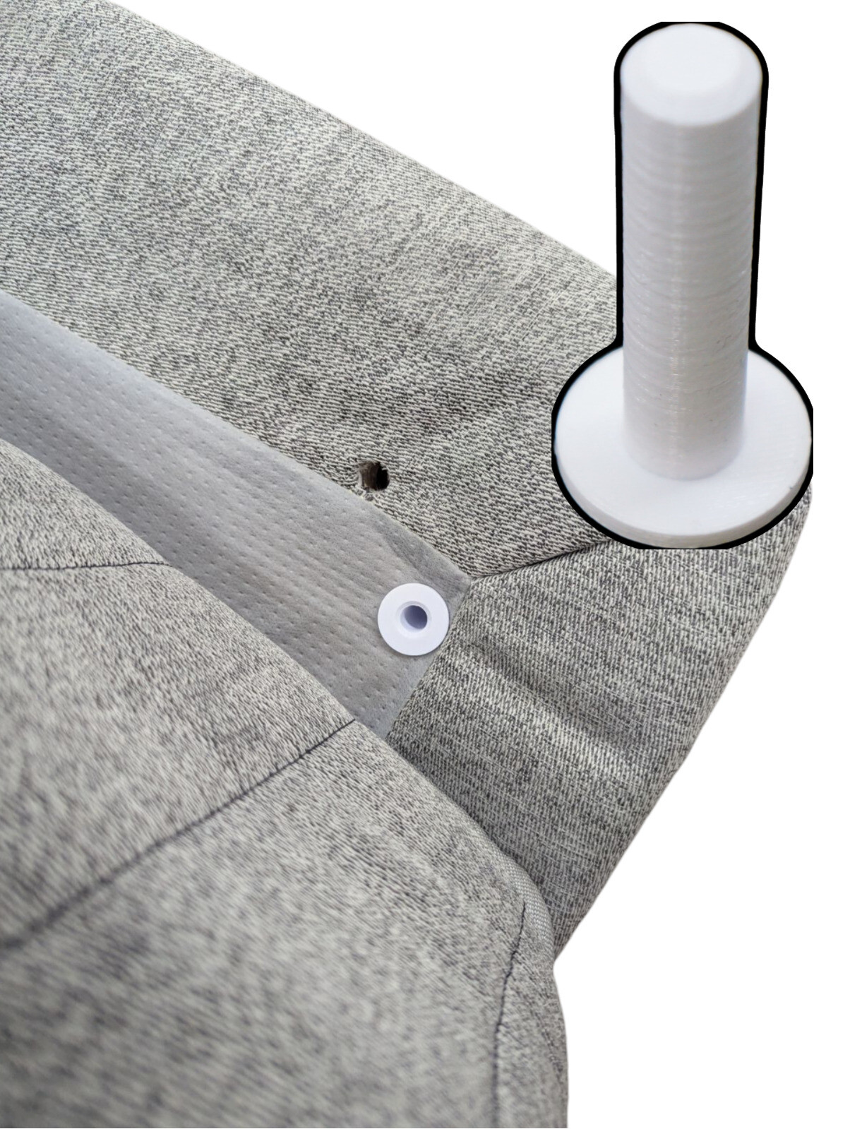 Adjustable Bed Frame Guard Rail Insert Piece Sleeve Collar for Leggett and Platt
