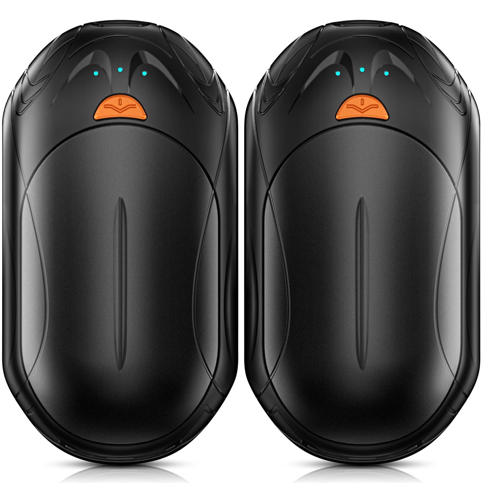 Dual Pack Rechargeable Hand Warmers 6000mAh 20H Heating Pocket-Sized for Winter