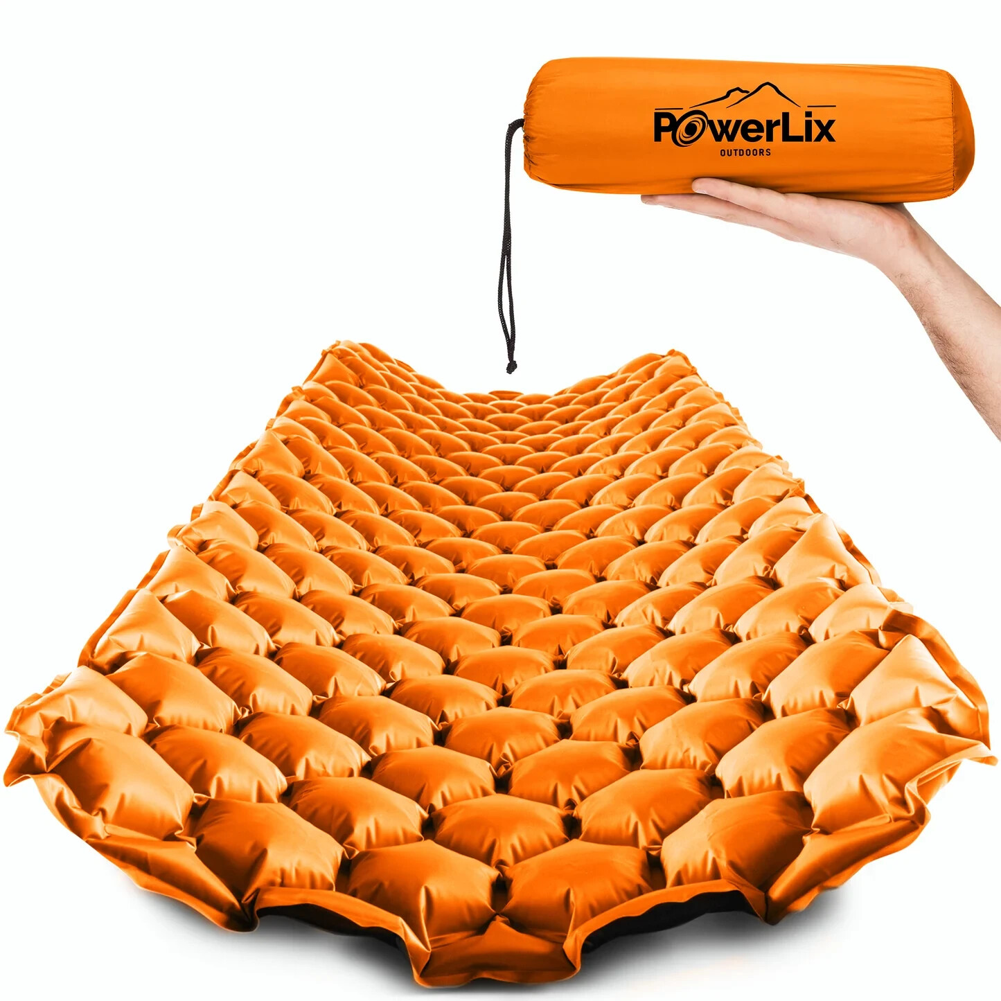POWERLIX Ultralight Inflatable Camping Sleeping Pad - Compact and Lightweight