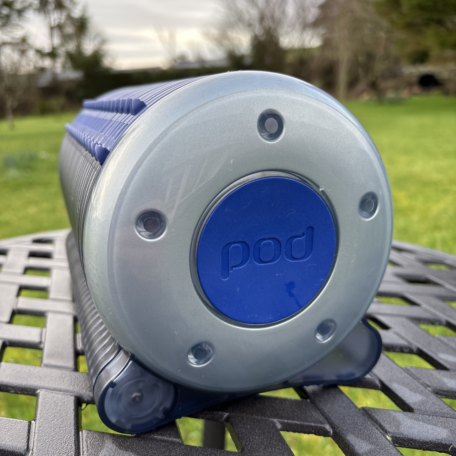 POD CD DVD Disc Storage Holder 60 Disc Capacity Dark Blue, Silver and Black