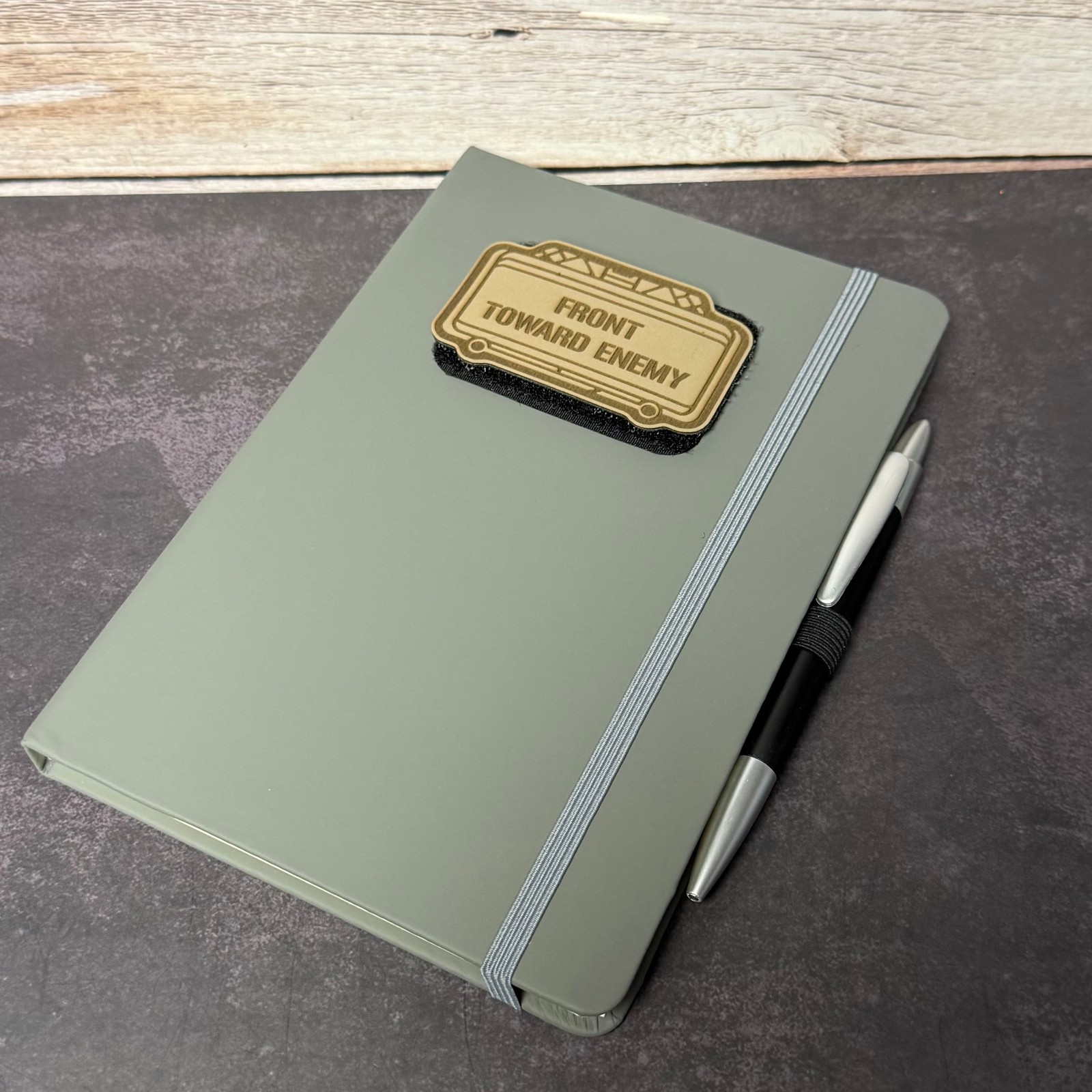 Morale Patch Ready A5 Notebook 2x3" or 3x3" | VELCRO® Brand Loop Panel Logbook