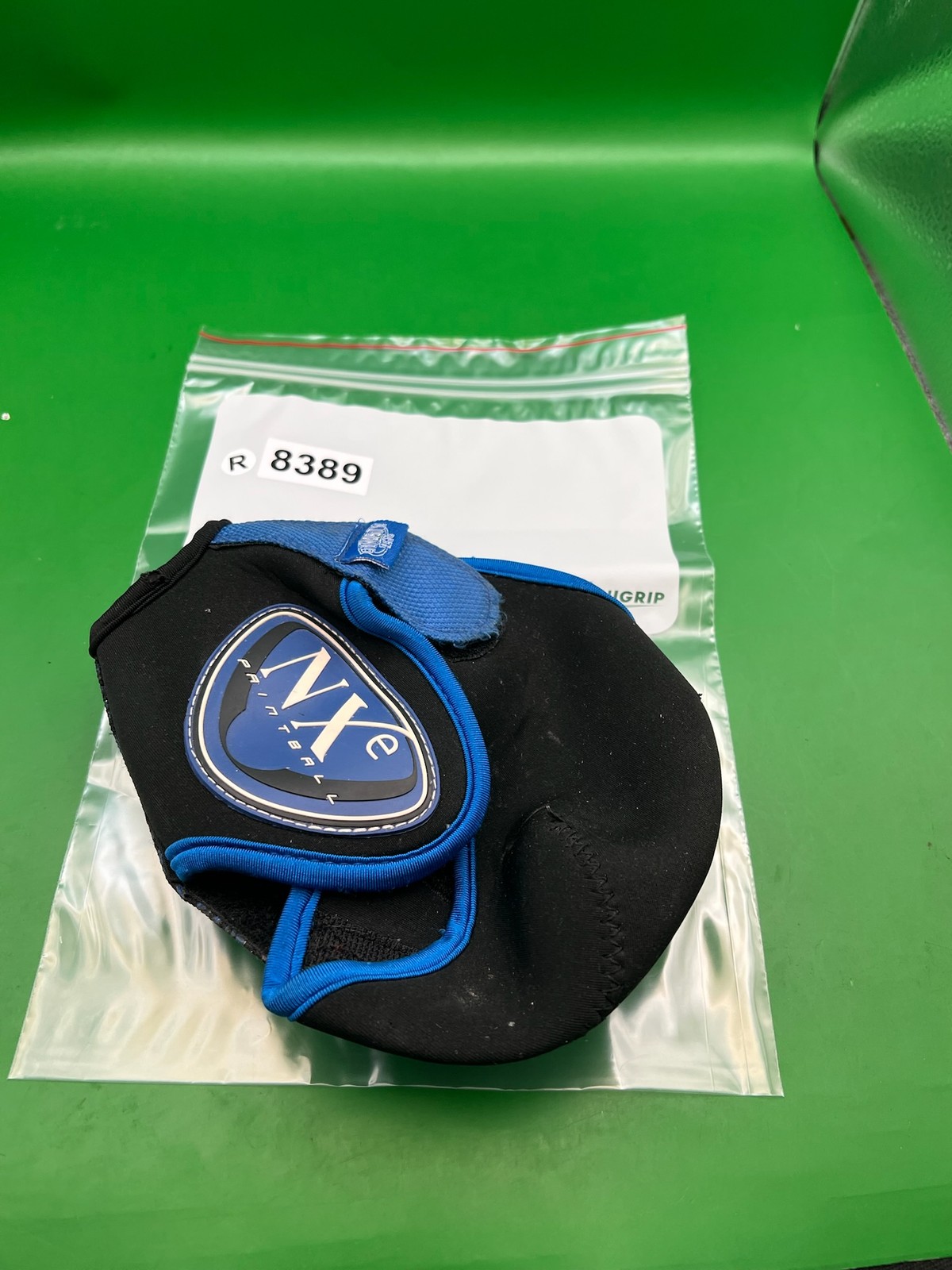 NXE Paintball Tank Cover Black Blue Neoprene HPA