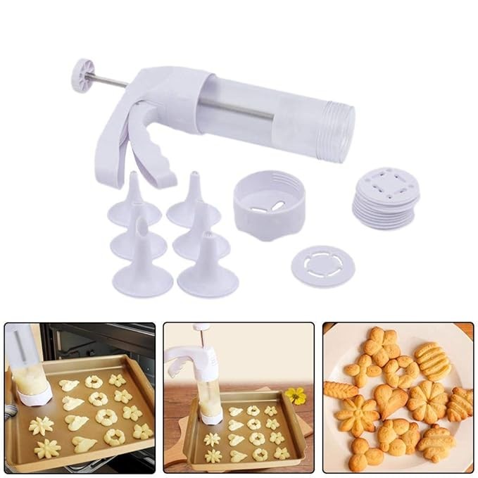 Manual Cookie Press Set Home Kitchen Durable Multipurpose