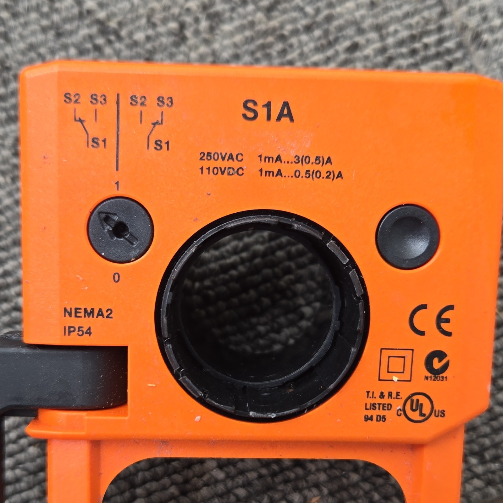 Belimo S1A (MPN S1A) HVAC Damper Actuator Auxiliary Switch Module
