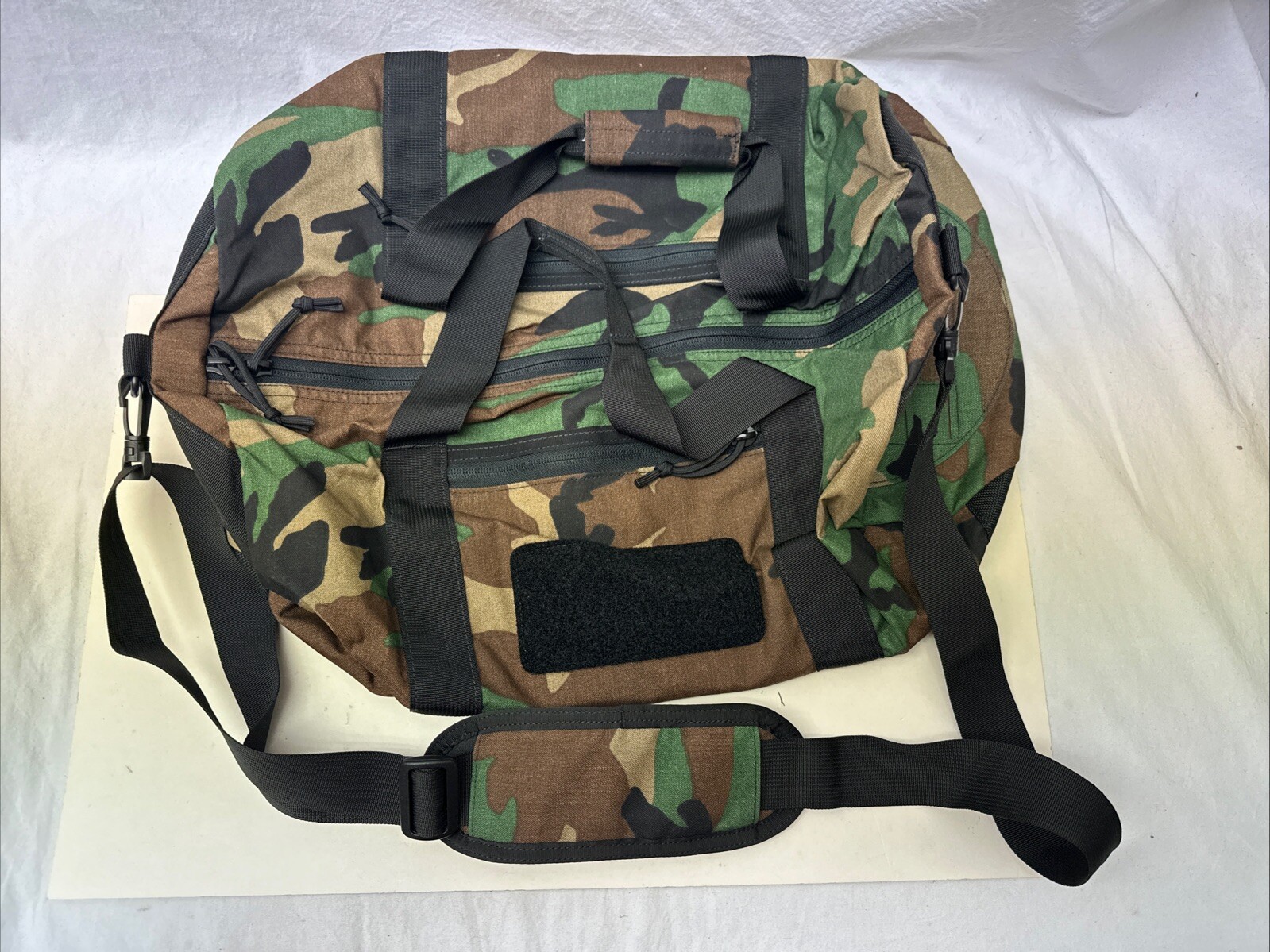 London Bridge LBT-8050 Everyday Duffel Bag Woodland M81 Gods Plaid