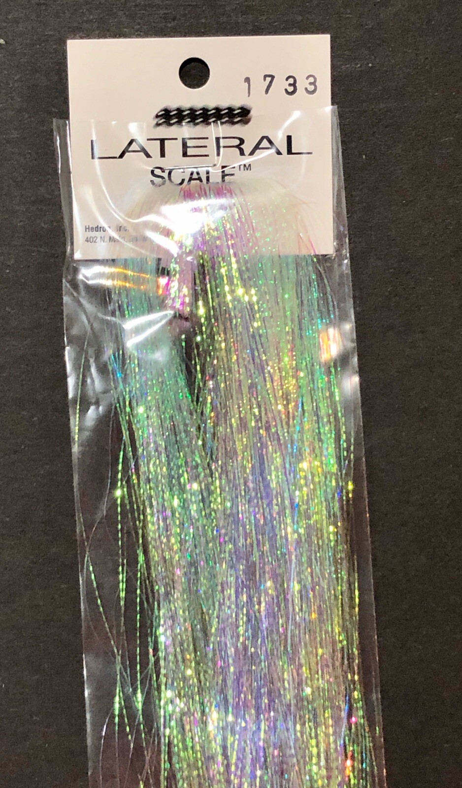 1/69" OPAL MIRAGE LATERAL SCALE FLASH. FLY TYING MATERIAL. SALTWATER. FLA 1733