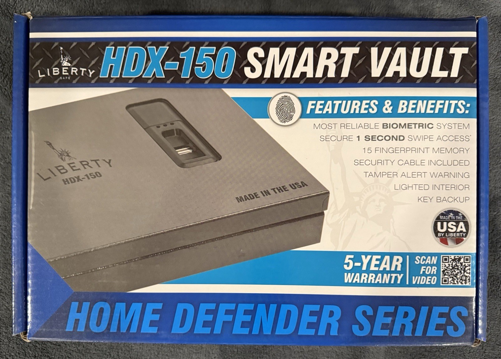 Liberty Safe HDX-150 Smart Vault for Handgun