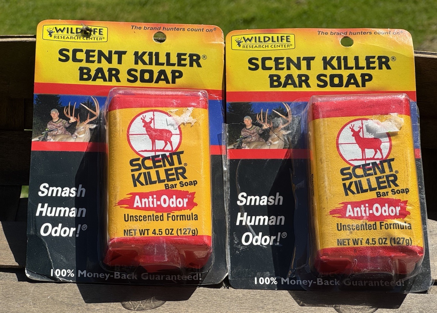 Lot Of 2 Wildlife Research Center Scent Killer Bar Soap Hunter Odor Eliminator