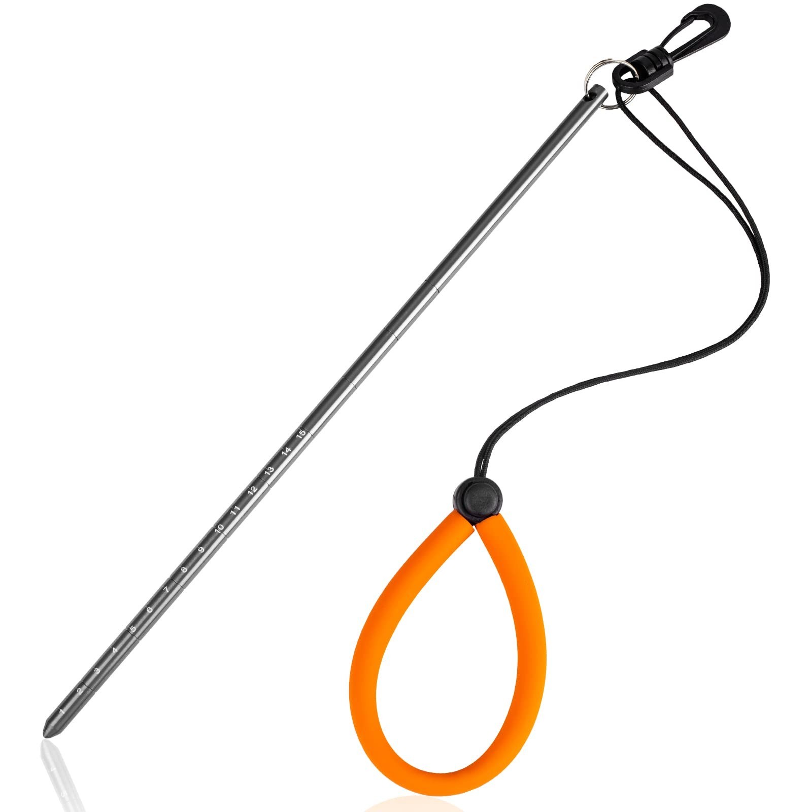 Scuba Diving Stick, 13'' Aluminium Alloy Lobster Tickle Stick Pointer Rod wit...